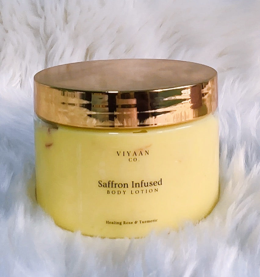 Saffron Infused Body Lotion - Rose & Turmeric