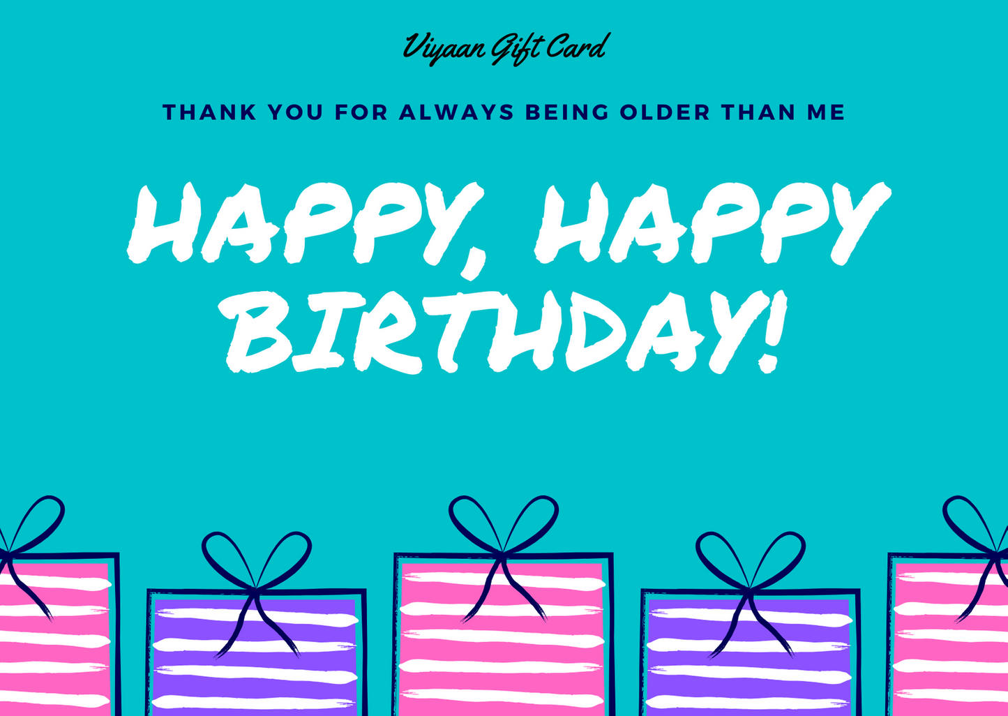 Happy Birthday Gift Card