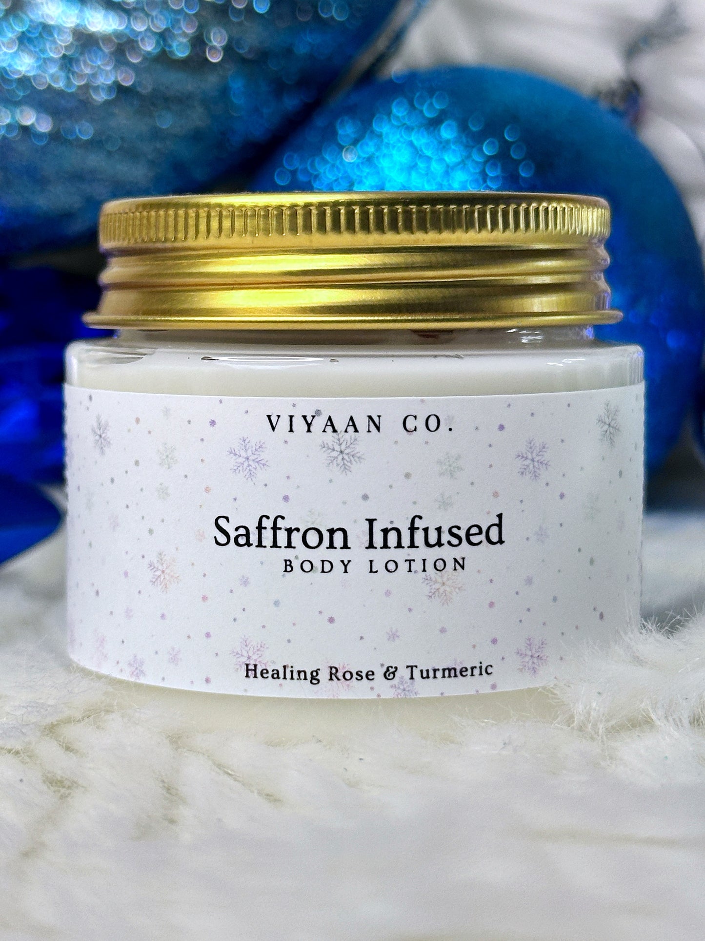 Saffron Infused Body Lotion - Rose & Turmeric (Enchanted Edition)