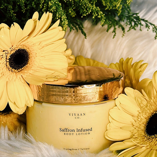 Saffron Infused Body Lotion - Rose & Turmeric