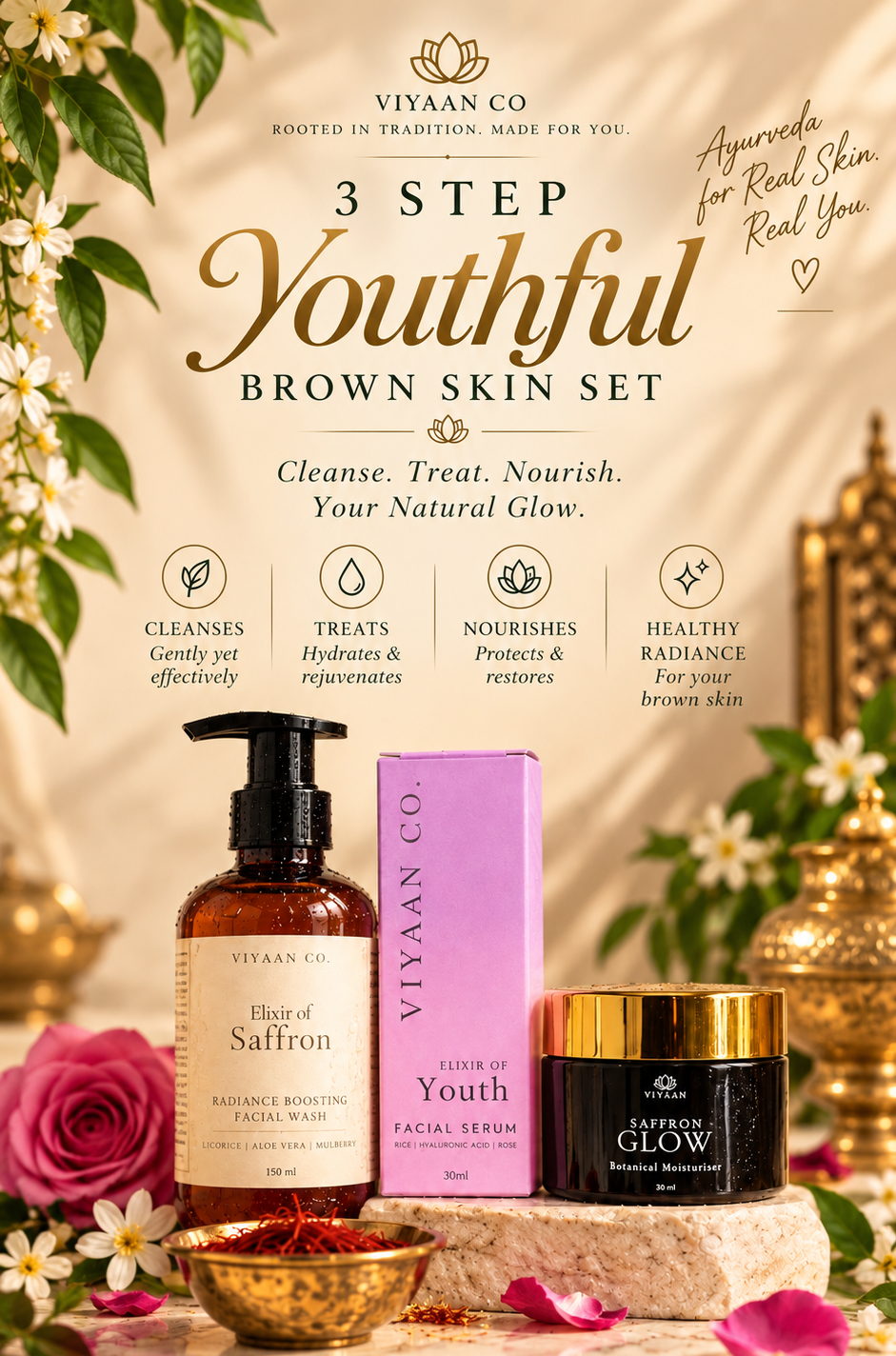 3-Step Youthful Brown Skin Set