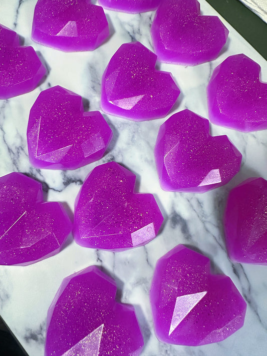 Heart Shimmer Soap