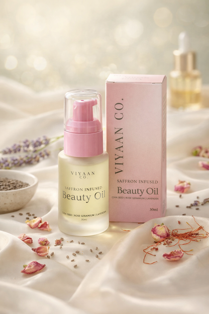 Saffron Infused Beauty Oil