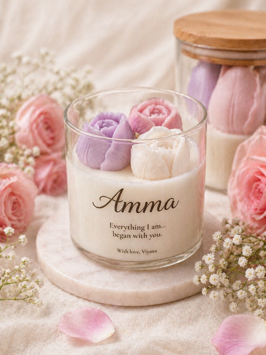 For Her : Custom Message Candle 🤍