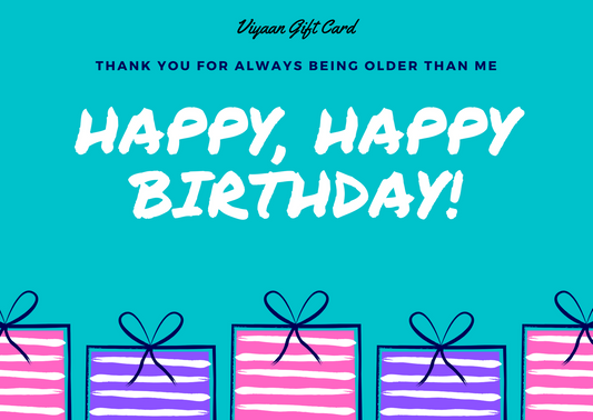 Happy Birthday Gift Card